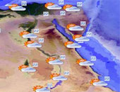 الأرصاد: موجة حارة غدا ودرجة الحرارة 40 فى القاهرة و45 فى الصعيد