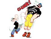 باباى.. أحبه جدا.. أتفرج عليه آه.. بس أكل السبانخ.. لا يمكن أبدا