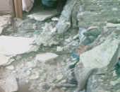 إصابة سيدة إثر سقوط جزء من سقف شقة بمدينة الفيوم
