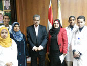 تمريض بنى سويف تنظم قافلة طبية لخدمة العاملين بالجامعة 