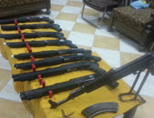 ضبط 16 قطعة سلاح نارى و80 قضية تموينية وإعدام 12 كلب ضال فى حملة بالمنيا