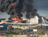 السيطرة على حريق بأحد خطوط نقل الغاز بمنطقة البريقة بليبيا