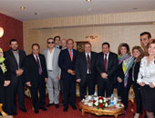 حسن راتب يكشف عن برامج المحور الجديدة بحضور نجوم القناة الجدد