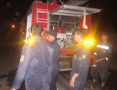 بالصور.. تفاصيل احتراق السفينة الشفاط "سامى حراز" بالإسماعيلية