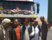 عبور 170 شاحنة بضائع مصرية بين مصر وليبيا عبر منفذ السلوم