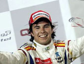 بيريز يتعرض لحادث عنيف فى سباق الفورملا