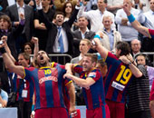 يد برشلونة بطلاً لدورى أبطال أوروبا