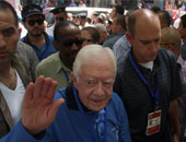 الرئيس الأمريكى الأسبق جيمى كارتر يغادر المستشفى