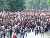 الآلاف يتظاهرون في جورجيا احتجاجا على  ضم أبخازيا إلى روسيا