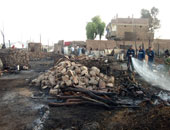 تركيب شبكة حريق بقدرة هائلة بمخازن مصاصة القصب بمصنع السكر فى كوم أمبو