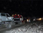 مصرع وإصابة اثنين فى حادث تصادم بين سيارة وتوك توك بكفر الشيخ