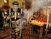 البابا تواضروس يترأس قداس خميس العهد فى دير الأنبا بيشوى بوادى النطرون