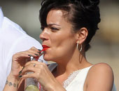 بالصور.. ليلى آلين على أحد اليخوت فى "كان"