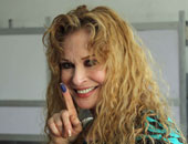 الفنانة نيللى: صوتى للسيسى لأنه بطل أنقذ مصر