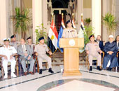 السيسى وكبار الشخصيات الوطنية يلقون بيان إنقاذ مصر فى 3 يوليو
