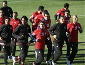 المنتخب الوطنى بالزى الأبيض أمام إيطاليا