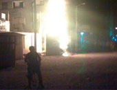 مجهولون يفجرون كشك كهرباء خلف نادى بلدية المحلة.. وقطع التيار بالمنطقة