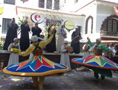 فرقة التنورة تواصل عروضها فى وكالة الغورى