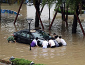 مصرع 4 أشخاص وفقد 23 آخرين إثر فيضانات شرقى الصين