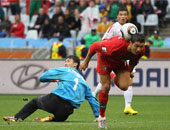 بالصور .. "قفا" رونالدو و"عضلات" إدواردو أبرز لقطات مباراة البرتغال وكوريا الشمالية