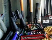 ضبط مجموعة من الحقائب المتفجرة وبعض الأسلحة الخفيفة بدرنة الليبية