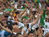 جماهير الجزائر تدعم الفراعنة قبل مباراة بوركينا فاسو