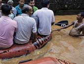 الأمطار الموسمية تغمر 200 قرية فى الهند وتقتل 21