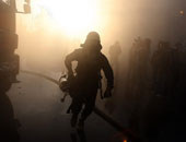 اختناق أحد رجال الحماية المدنية وعامل فى حريق مدينة نصر 