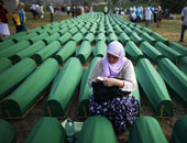 تشييع جثامين 35 من ضحايا مذبحة سربرنتيسا فى البوسنة والهرسك