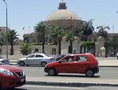 دوريات شُرطية بميدان النهضة لتأمين محيط جامعة القاهرة
