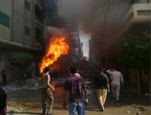 مختل عقليا يشعل النيران فى مخزن مستشفى الرمد بالإسكندرية