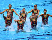 اختبارات مغلقة لمنتخب السباحة الإيقاعية استعداداً للاولمبياد 