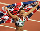 بالصور.. البريطانية أينيس تحقق ذهبية السباعى فى ألعاب القوى