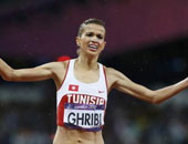 التونسية حبيبة تحرز فضية سباق الموانع فى أوليمبياد لندن