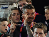 بالصور.. بيكهام شاهد على قصة حب أبطال الدراجات الهوائية