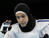 لاعبة التايكوندو هداية وهبة تخسر فى ربع النهائى وتلعب على البرونز