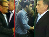 بالفيديو.. محمود حميدة وفاروق الفيشاوى ومحمد إمام فى عزاء الفنان سعيد صالح