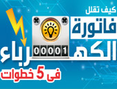 "إنفوجرافيك": إزاى ترشد الاستهلاك وتساعد فى تقليل ساعات قطع الكهرباء اليوم