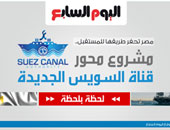 بالإنفوجرافيك.. مشروع محور قناة السويس الجديدة.. لحظة بلحظة