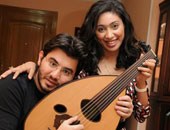 مؤلفات دينا وغسان على أوتار العود بالأوبرا.. الجمعة