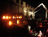 6 سيارات إطفاء للسيطرة على حريق مصنع الحديد بـ6 أكتوبر