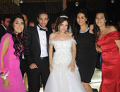 بالصور.. إيهاب توفيق وكساب وشذى وآل عامر فى حفل زفاف نرمين زعزع