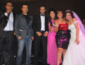 بالصور.. إيهاب توفيق وكساب وشذى وآل عامر فى حفل زفاف نرمين زعزع