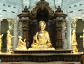 "القمر البازغ".. أول معبد هندوسى شاهق فى الهند
