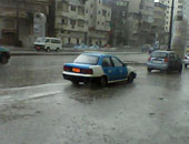 سقوط أمطار ثلجية وبرق ورعد على مدن دمياط.. صور وفيديو
