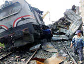 توقف قطارات محطة مصر بعد تصادم قطارين وخروجهما عن القضبان