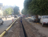 مرور القاهرة يستكمل أعمال حفر كابلات كهربائية بشوارع وسط البلد
