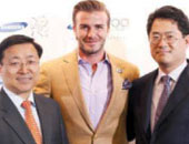 بيكهام واجهة سامسونج بأولمبياد لندن