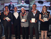 بالصور.. أسعد فضة وروعة ياسين فى حفل قناة "سما"