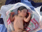 العثور على جثة طفل حديث الولادة فى مدينة بنى سويف